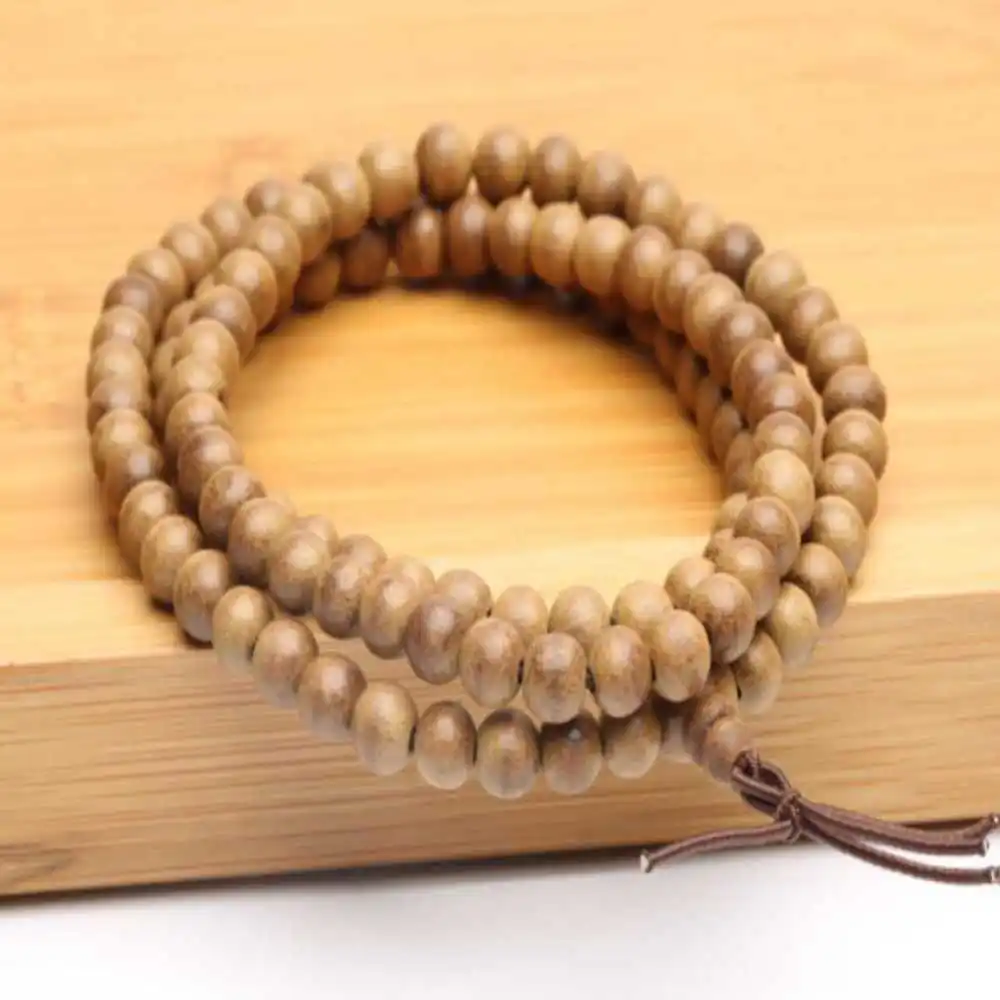 

Браслет мужской с бусинами Eaglewood 8 мм, браслет на удачу с Буддой мала, Подарочная цепочка с бусинами, семь чакр, рельефное благословение «сделай сам»