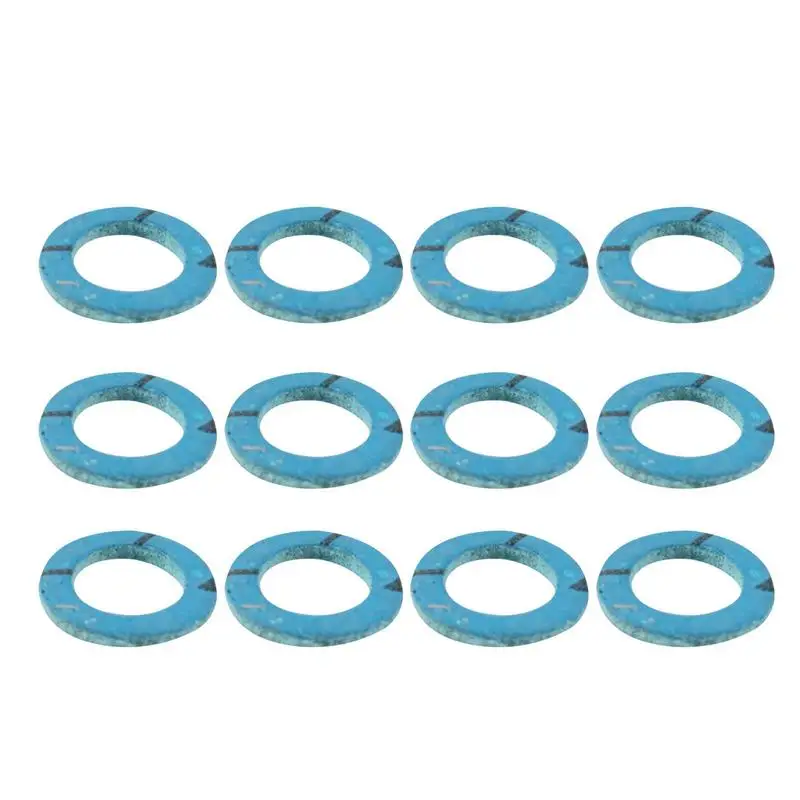 

12pcs Lightweight Flexible Drain Plug Gaskets flexible Thread Oil Drain Sump Plug Gaskets Car Accessories Gear Oil Screw Gasket