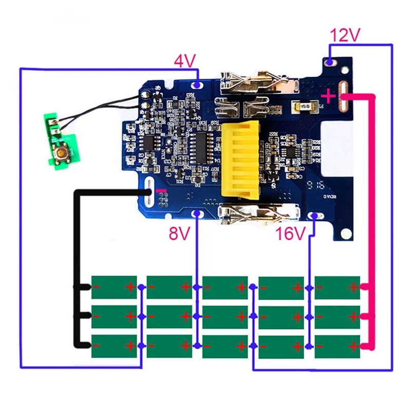 Hot for Makita  BL1830 Li-Ion Battery BMS PCB Charging Protection Board for Makita 18V Power Tool BL1815 BL1860 LXT400 Bl185 3