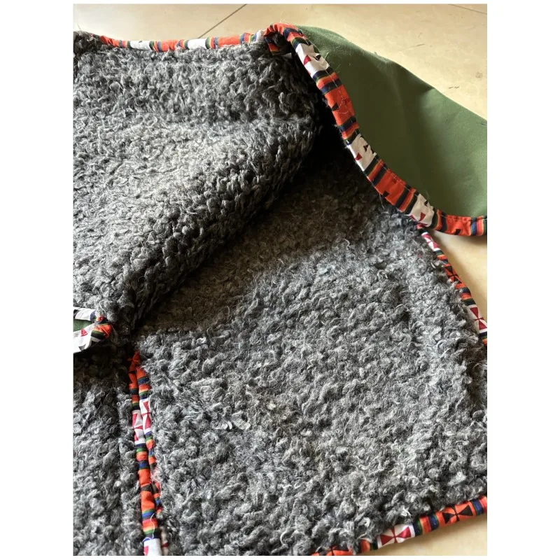 Horse Harness Equestrian Supplies Winter Thickened Bag Belly Waterproof Horsecloth plus Velvet Thickened Derka Dla Konia