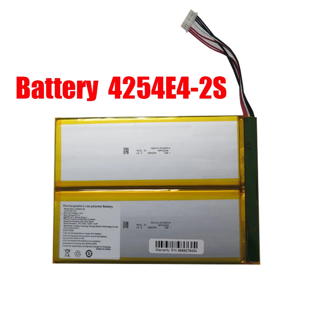 Replacement Tablet PC Battery 4254E4-2S 7.6V 4400MAH 33.44WH 10PIN 7Lines New