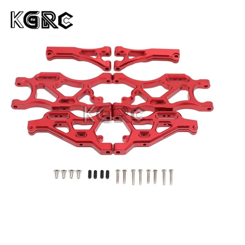 

6pcs Metal Front and Rear Suspension Arm Set for ARRMA 1/7 Infraction Limitless 6S 1/8 Typhon 6S RC Car Upgrade Parts