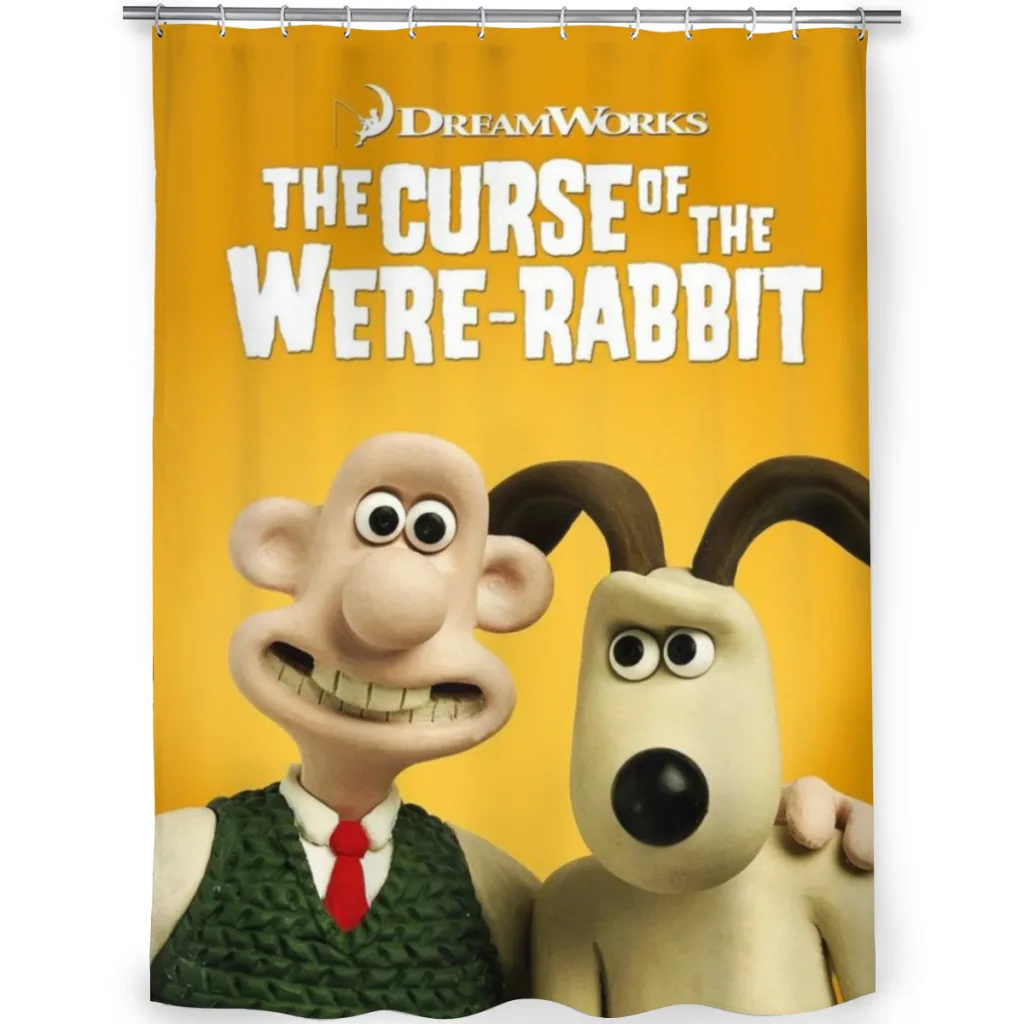 

Kawaii Cute Gromit Shower Curtain for Bathroom Aesthetic room decoration