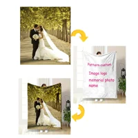 Personalized Custom Blankets Add Your Photos Creative Patterns Funny Pictures Soft Warm for Home Bedroom Travel Camping Blanket 2