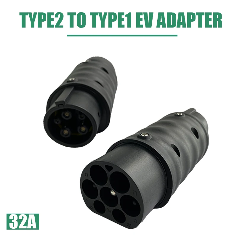 

Разъем для зарядки электромобиля Тип 2-тип 1 EV адаптер SAE J1772 разъем типа 1-Тип 2 EVSE адаптер для автомобильных зарядных устройств