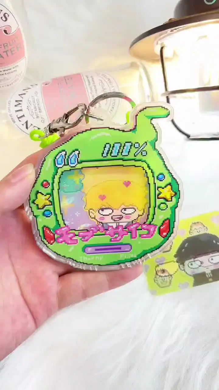 Аниме Mob Psycho 100 Mobu Saiko Hyaku Kageyama Shigeo Ritsu Косплей Raster Card Charm Мультфильм Grating Fiche