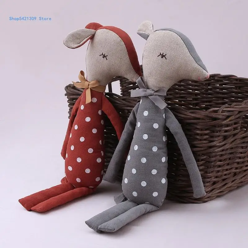 

85WA Baby Plush Dolls Soft Newborn Sleeping Plush Toy Baby Appease Sleeping for Doll Christmas Gift Baby Room Decorati
