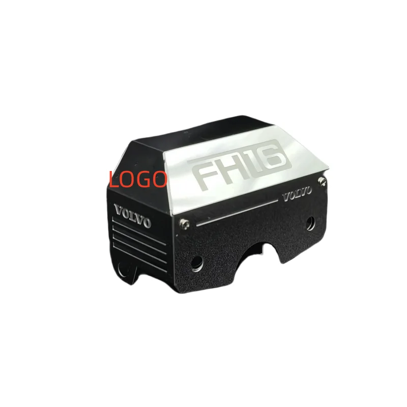 Wave Box Engine Hood Gearbox  for Tamiya 1/14 RC Truck Volvo FH16 XL 750 4X2 Tractor Trailer LESU Parts 3