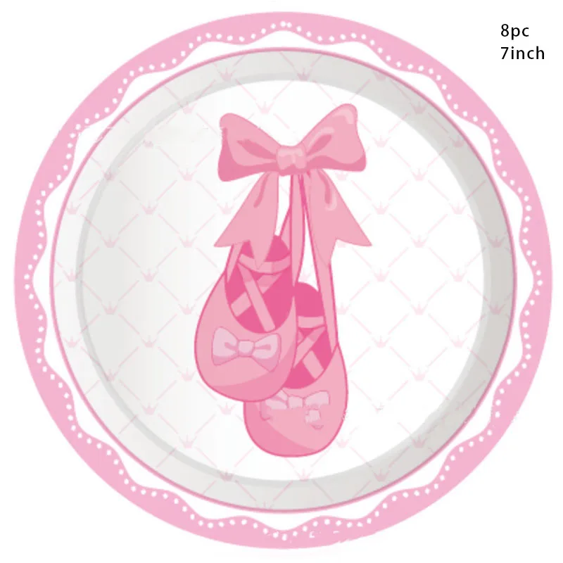 8pcs 7inch plates