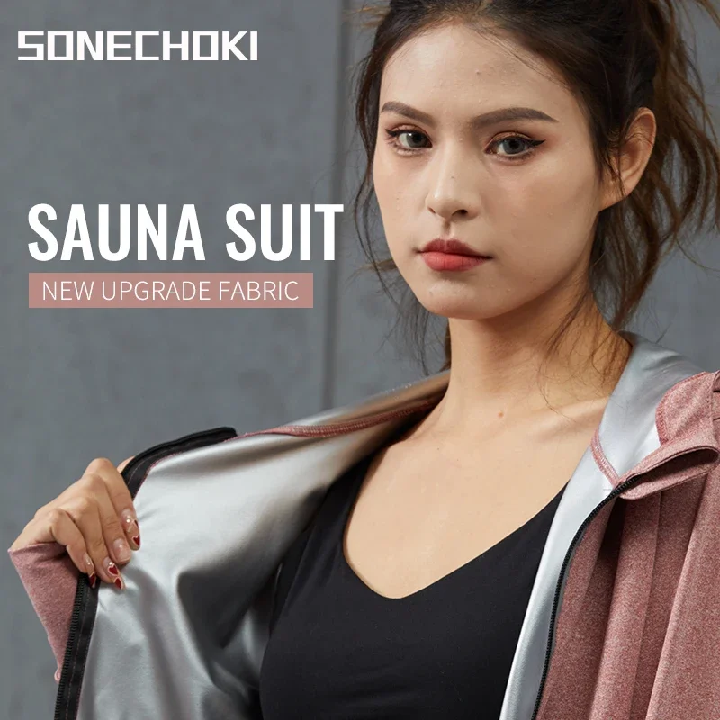 SONECHOKISaunaSuitWomenRunningYogaGymBurningClothingSetsfor