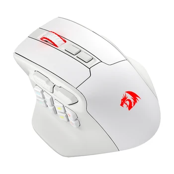 Redragon M811 PRO Wireless MMO Gaming Mouse, 15 Programmable Buttons RGB Gamer Mouse, 10 Side Macro Keys 2