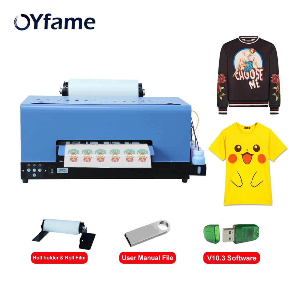 

OYfame 33CM A3 DTF Printer For Epson L805 DTF Printing Machine A3 heat Trasnfer Film Printer A3 impresora dtf for t shirt print