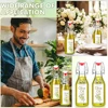 Swing Top Glass Bottles for Olive Oil Homemade 8 oz Clear Flip Top Bottles with Airtight Lids Labels for Storing Homemade Oil 4