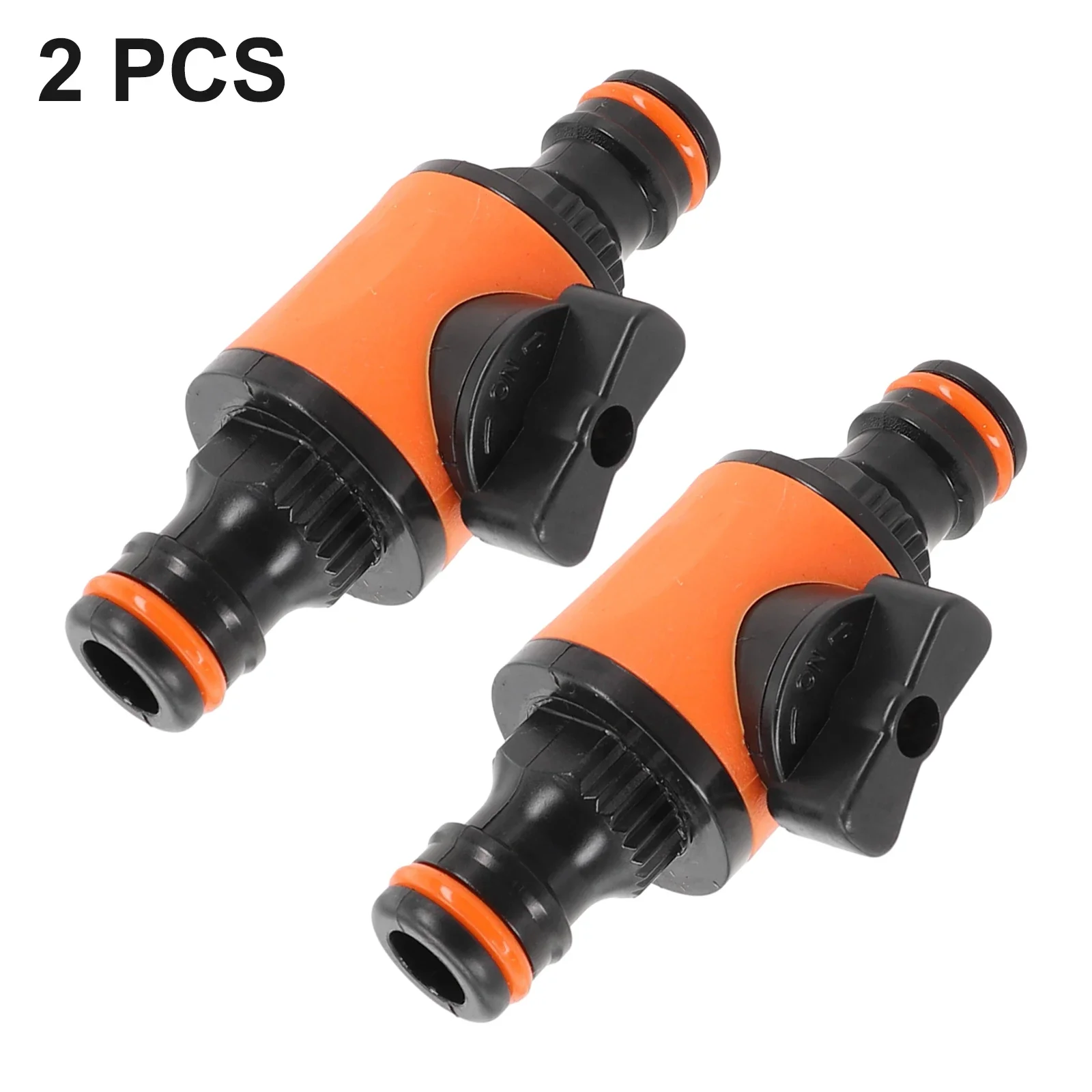 

2pcs Quick Coupler Garden Hose Pipe In-line Faucet Tap Shut Off Valve Fitting 1/2 3/8 1/4 Inch Yard Irrigation Connector 2021