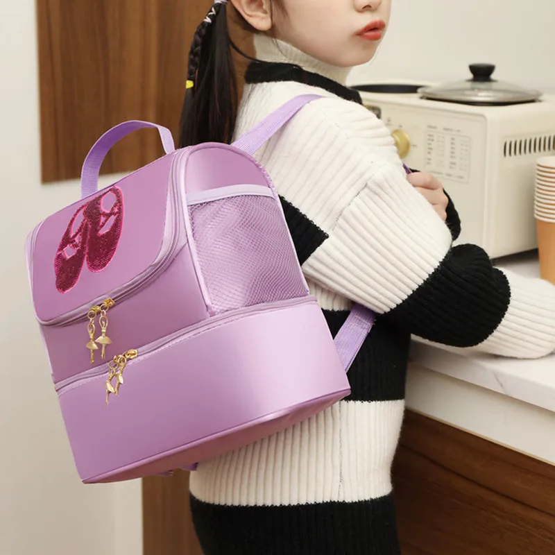 

Gym Bags Training And Exercise For Kids Shoes Children's Fitness Packing Girl Dance School Bolsas Weekend Travel Sport Backpack