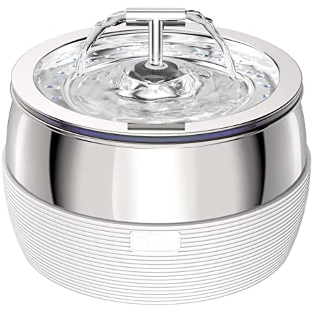 StainlessSteelCatWaterFountainLarge30LAutomaticPetWater