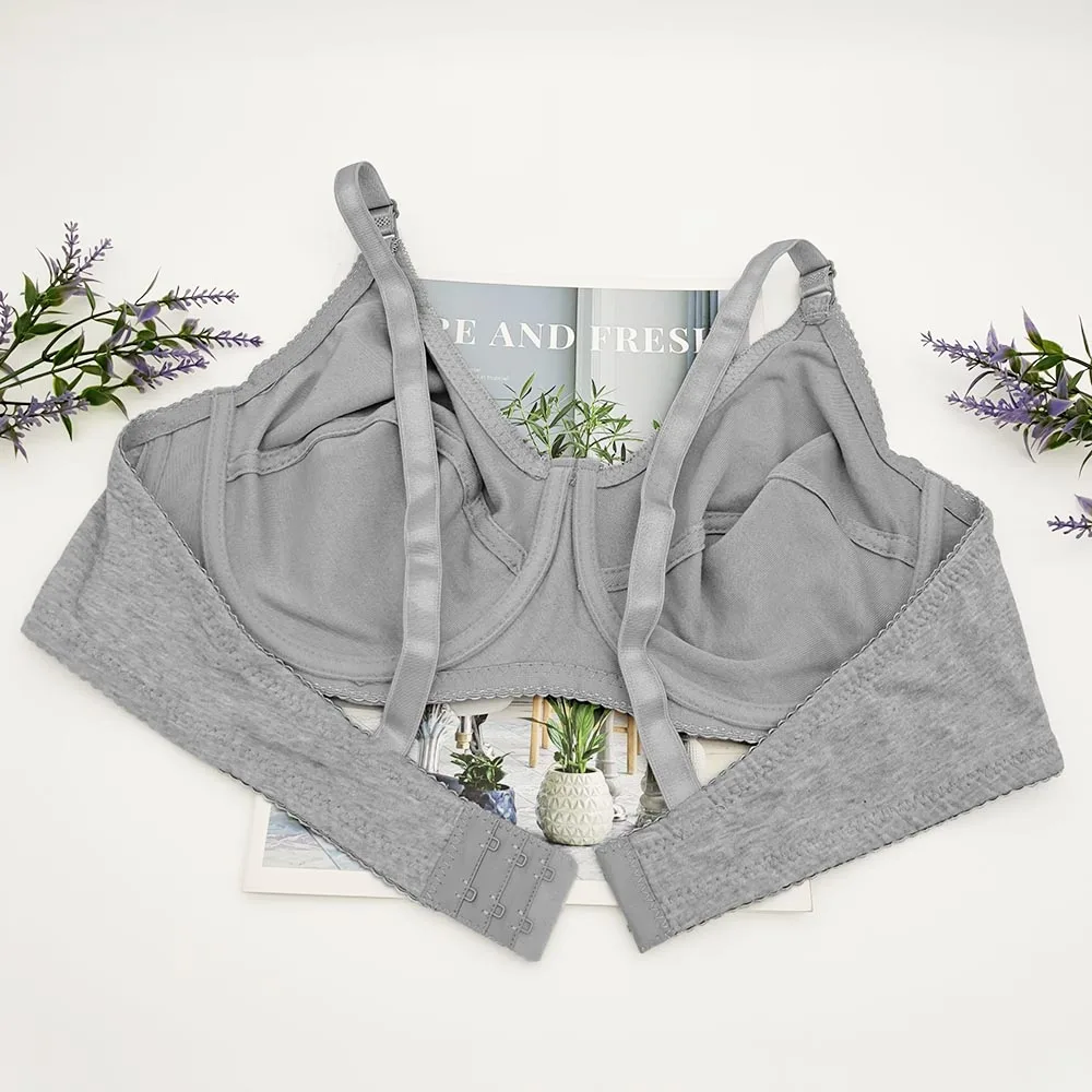 Thin Cup Cotton bra Breathable Push Up Bra Sexy Women Underwear Brassiere large Size 75-105 Lingerie Top Underwired Bralette C21 4