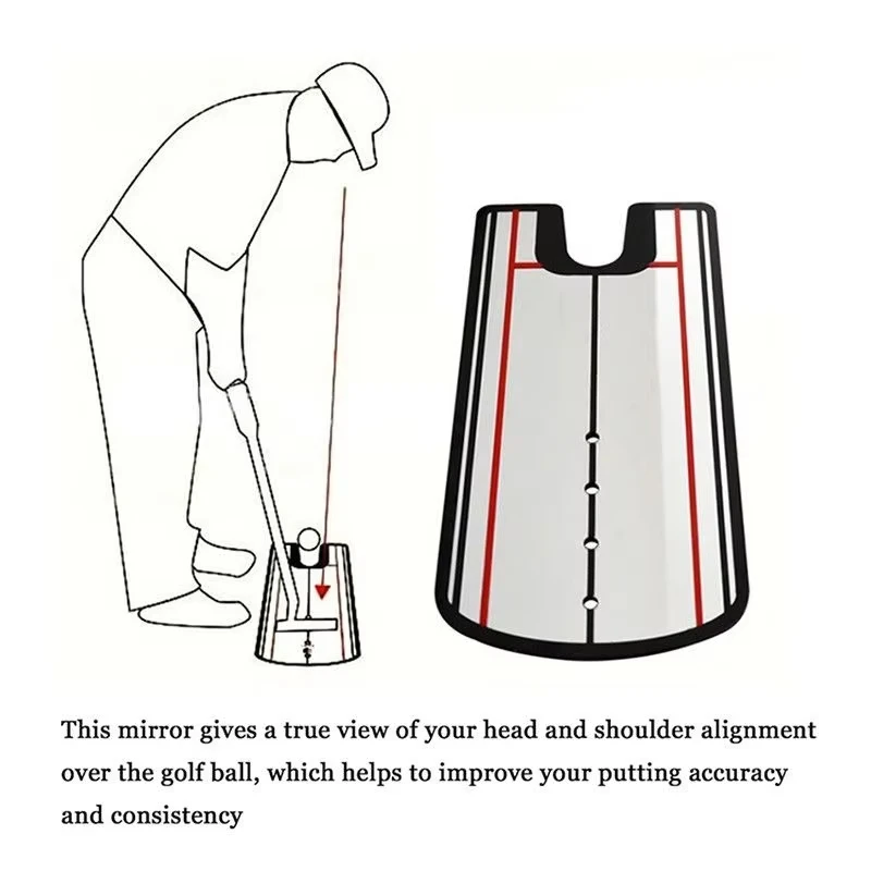 Golf Putting Mirror Alignment Training Aid 5