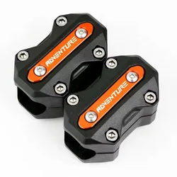 Motorcycle Protector Bar Bumper Block - Enhanced Protection (Adventure - Orange)
