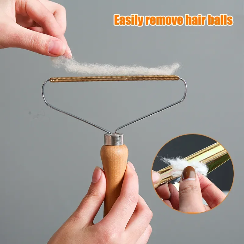 Portable Lint Remover Pet Hair Remover Removal Scraper Cleaning Tool Brush Carpet Wool Coat Clothes Lint Pellet Manual Shaver