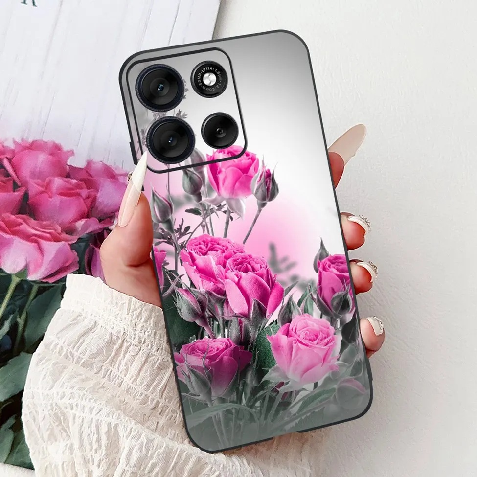Cute Cartoon Cat & Butterfly Luxury Phone Case – Stylish Protection