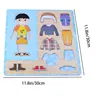 Wooden Children Dress-Up Puzzle,Boy And Girl Changing Clothes Jigsaw Puzzles, Toy For Kids 2