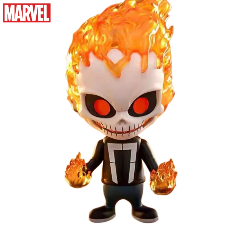 

Ghost Rider Anime Peripheral Kawaii Cartoon Fire Fist Desktop Decoration Hand-run Model Creative Bobblehead Doll Gift Wholesale