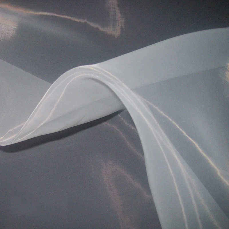 White 5 Meter 100/120/150T Silk Screen Printing Mesh 127CM Width 250/300/380M Polyester Screen Printing Mesh Fabric 