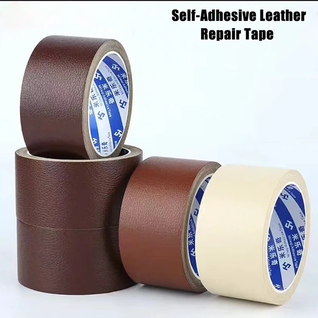 Leather Repair Tape Self Adhesive Leather Upholstery Patch Tape  Multipurpose Black Tape For Leather Sofa Car Seats Repair DIY - AliExpress