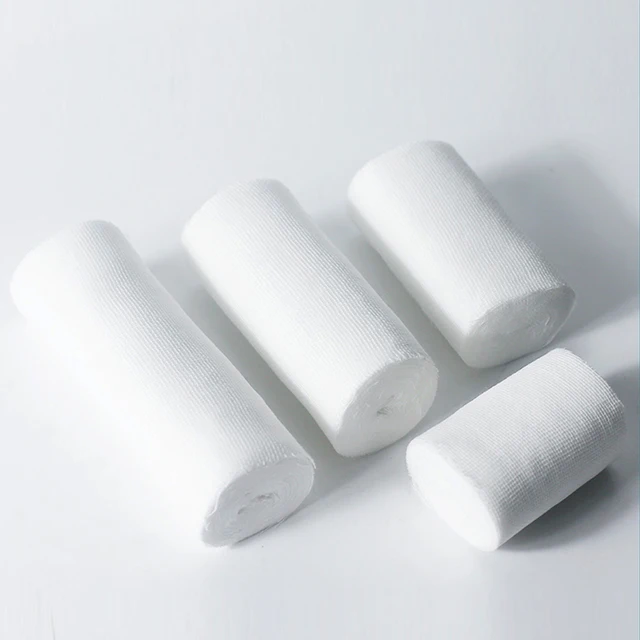 4 Rolls Gauze Bandage Roll with Tape - White Gauze Wrap Breathable Gauze Wrap Used for First Aid Wound Care &Sports Supplies 4 Rolls Gauze Bandage Roll with Tape - White Gauze Wrap Breathable Gauze Wrap Used for First Aid Wound Care &Sports Supplies