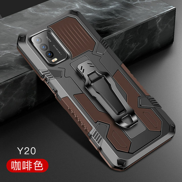 Y20 S Y53s Shockproof Case Belt Clip Back Panel for Vivo Y20S Case Bumper Funda Vivo Y21S Case Y 20 21 31 20s Y31 Y33s Y76