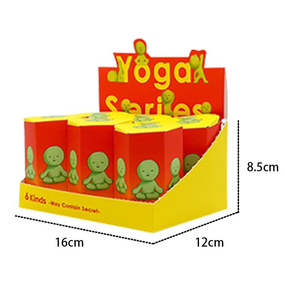 Modische Spielzeug-Miniaturbox Yoga-Schlafzimmer-Serie Leuchtende Puppen-Dekoration für Schreibtisch & Computer – Detail 6