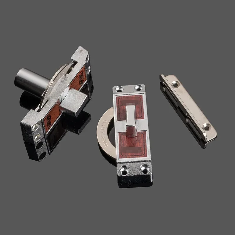 Sliding Window Door Locks with Key Zinc Alloy Locking Push-pull Locks Single Side Sliding Door Hook Cam Latch Safety Lock Hardware Tool