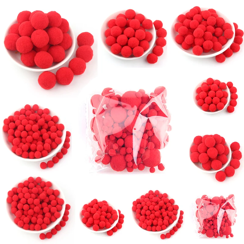 Colorful Fluffy Pom Pom Balls