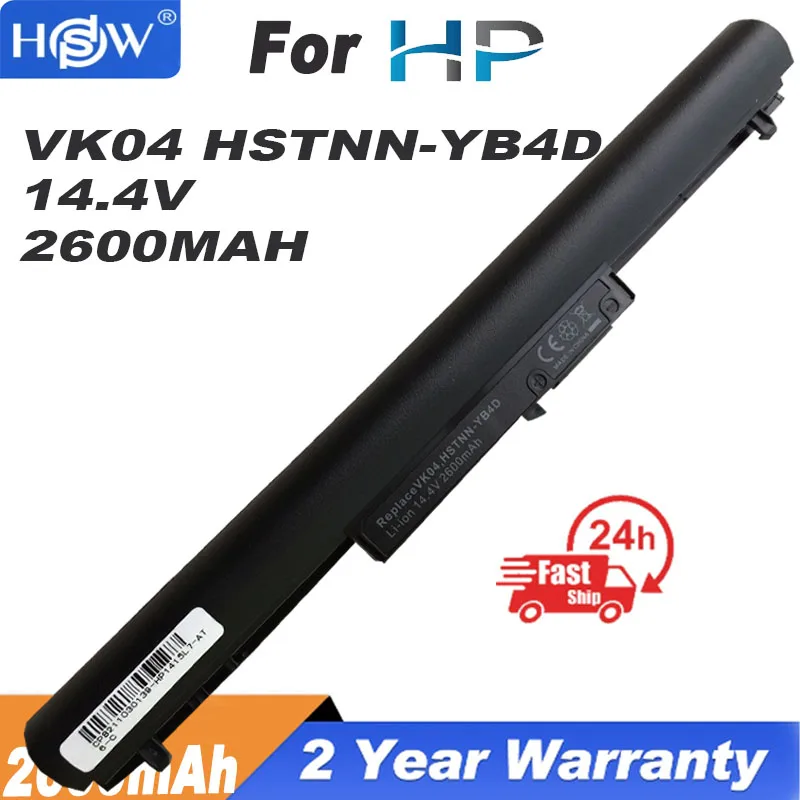 

New VK04 Laptop Battery For HP Pavilion Sleekbook 14t 15z HSTNN-DB4D HSTNN-YB4D 694864-851 TPN-Q115 Q114 TPN-Q113 242 G1 G2