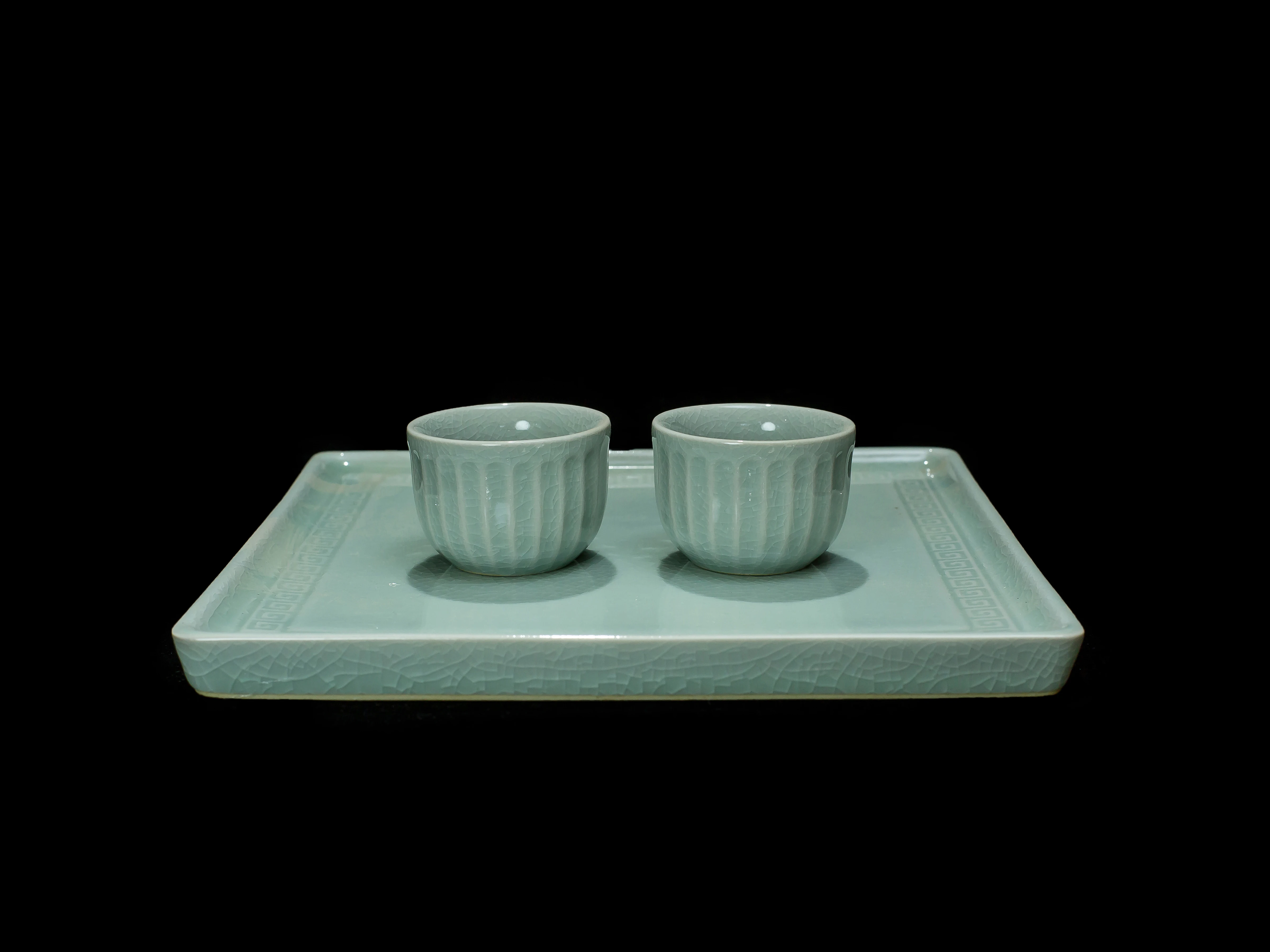 Ru Porcelain Tea Set - Song Dynasty Style طقم شاي...