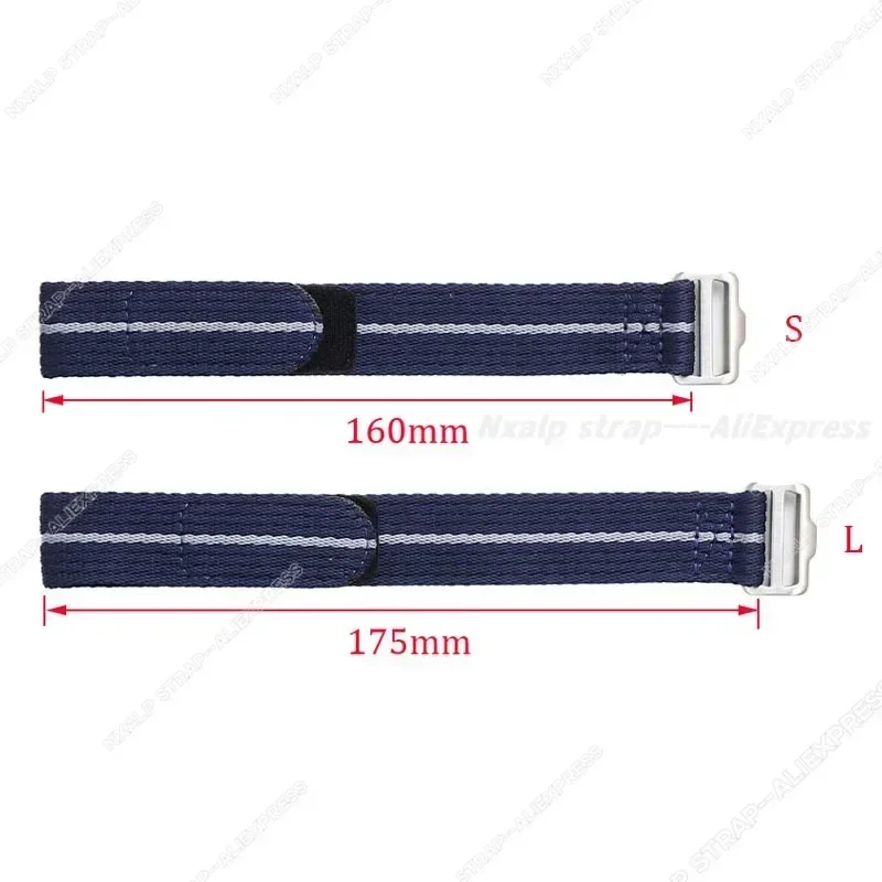 Nylon Canvas Watch Strap - Military Sports Style, Unisex Replacement Wristband