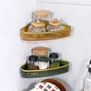 Bathroom Shelf Shower Shelves Corner Shelf Plastic Wall Mount Shower Storage Rack Holder Bathroom Organizer Home Appliance 3
