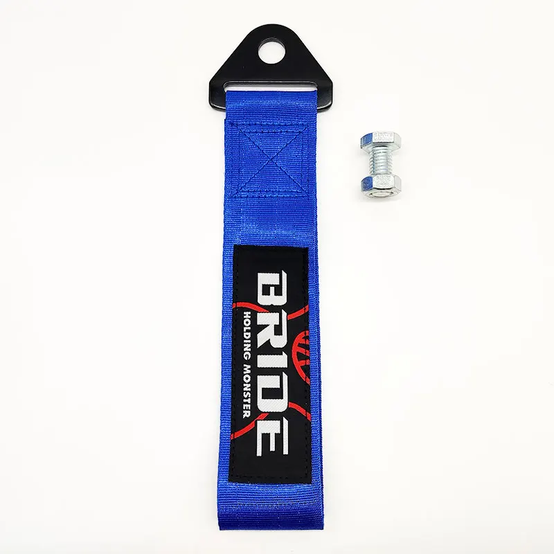 9 Colors Car Styling JDM Style Car Towing Nylon Ropes Hook For Bride Auto Tow Strap Accessories