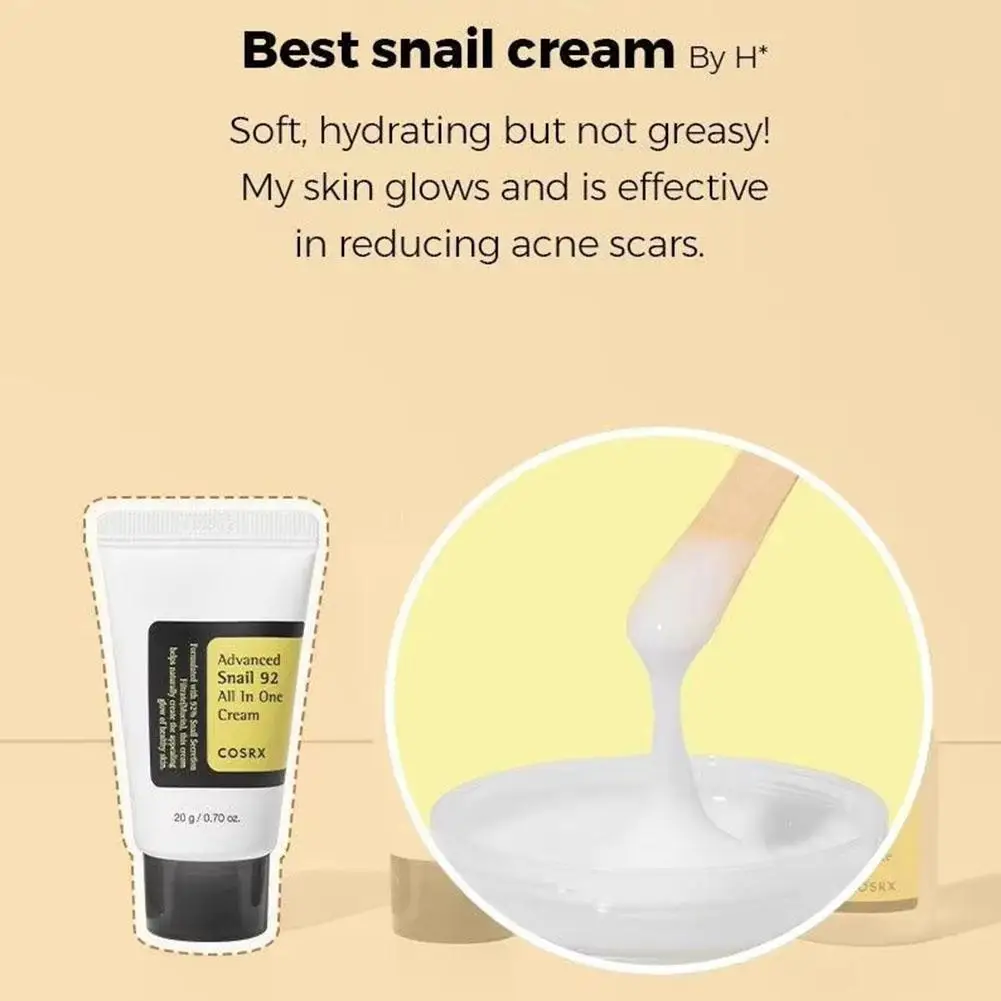 Cosrx Advanced Snail 96 Mucin Power Repair Essence Toner Cream Hyaluronic Acid Moisturizing Nourishing Brightening Skin Care 3