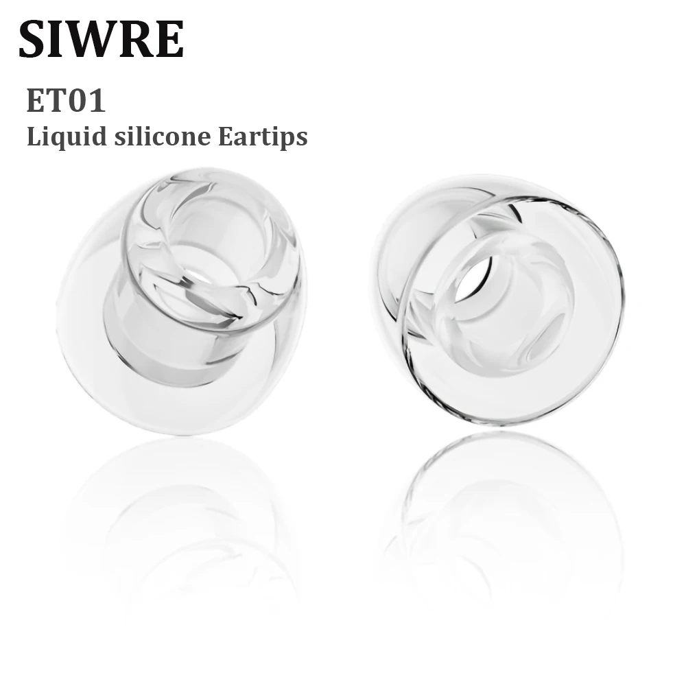 Transparent Liquid Silicone Earbuds Eartips - Noise Isolating, Soft, and Safe Accessory