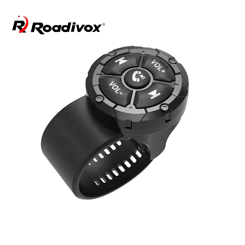 

Беспроводная Bluetooth 5,3 умная кнопка дистанционного управления для велосипедного электрического автомобиля или мотоцикла Руль медиа-контроллер Автомобильный руль