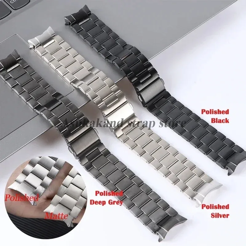 Premium Titanium Metal Watch Strap - Sleek and Durable Design Bracelet