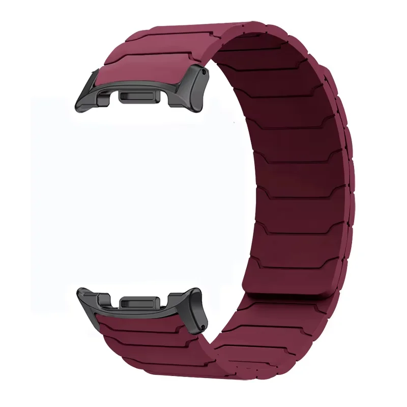 Magnetic Silicone Sports Watch Strap - Universal Fit, Sleek & Durable Bracelet Design