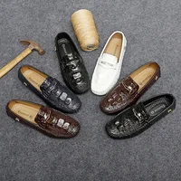 Flats Retro Casual Soft Bottom Loafers Bean Bean Shoes British Style Comfortable Footwear for Men And Women
