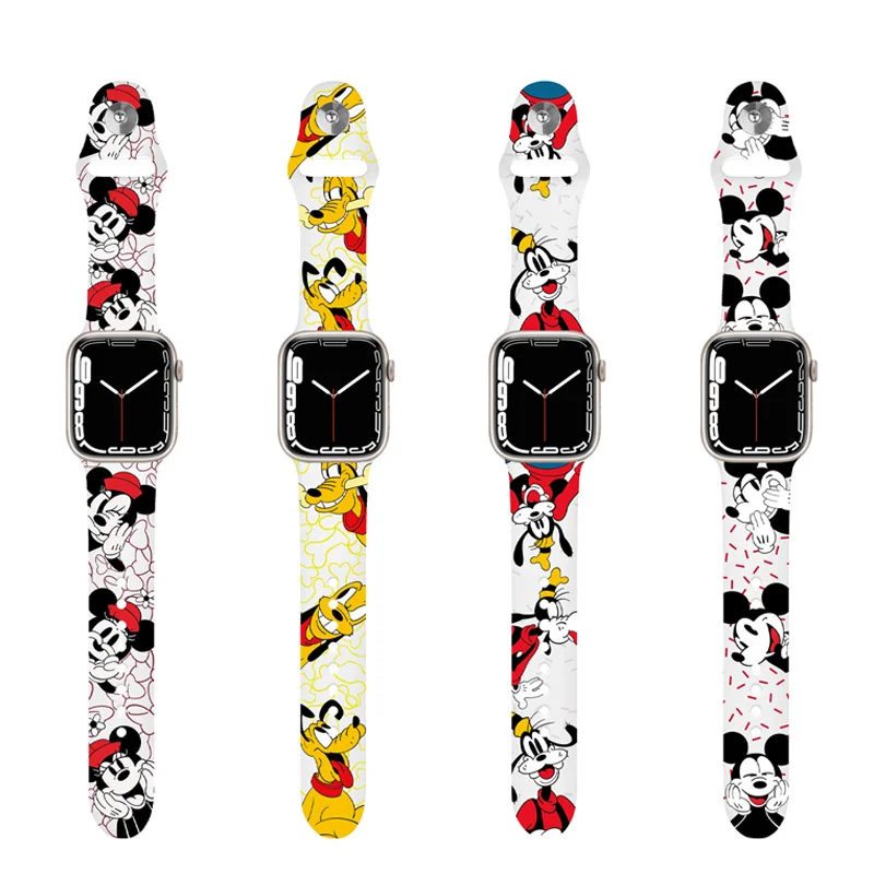 US Disney Parks限定☆Apple Watch用ストラップ BB8 Disney titch-Apple Watch用シリコンストラップ,5,44,40,41,38mm