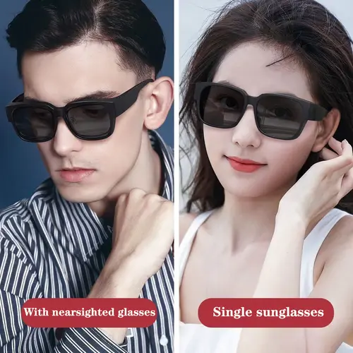 New Fashion Polarized Sunglasses Cover Over Myopia Prescription Glasses Portable Men Women Vintage Fishing Driving Eyewear - Image 2