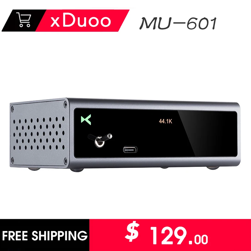 XDUOO MU601 미니 데스크탑 시리즈 USB 데스크탑 디코더 ES9018K2M 고성능 USB DAC MU601 PCM 384kHz/ DSD256 XDUOO MU-601