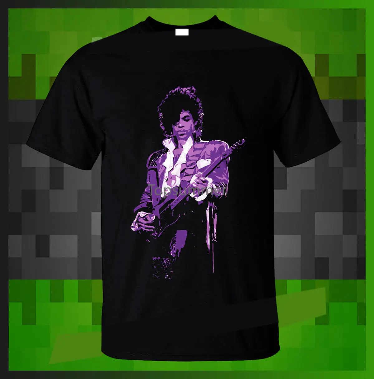 

Prince T-Shirt Prince Purple Rain Tee T-Shirt T Shirts Short Sleeve Top Tee 2018 New Fashion Men'S Normal Plus Size