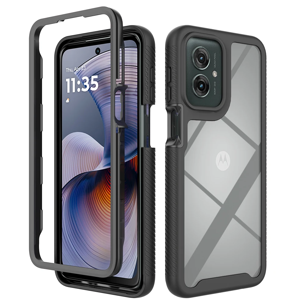 Armor Defend Shockproof Phone Case with Hard PC Frame and TPU Shell